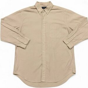 Ralph Lauren Men's Blake Beige Button-Down Shirt Large